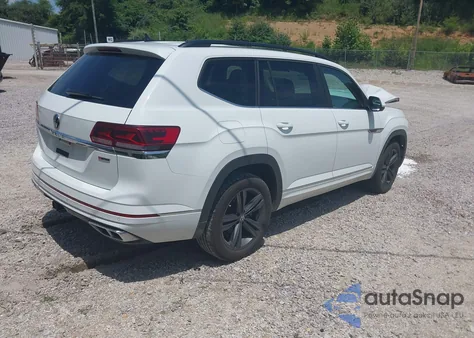 2021 Volkswagen Atlas 3.6L V6 Se W/Technology R-Line из США, поврежденный, VIN 1V2RR2CA5MC568647